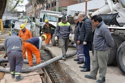 San Fernando construye reservorio de agua para el T�nel de Avellaneda
