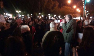 Con carteles contra Aranguren, San Luis se sum� al cacerolazo contra el tarifazo