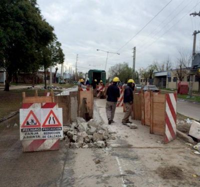 Construyen una nueva red para mejorar el servicio de agua potable