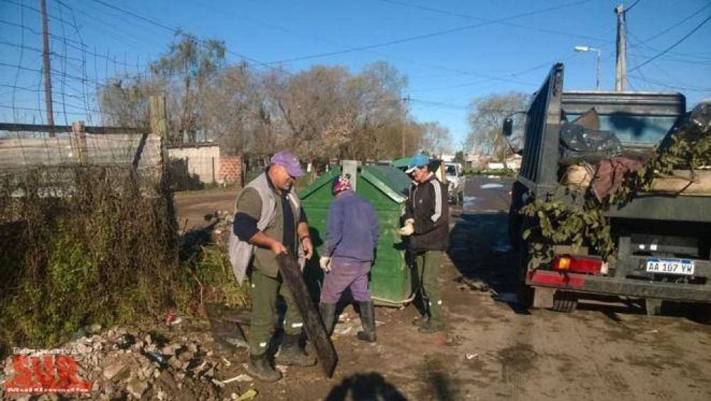 Remoci�n de escombros en Ezpeleta