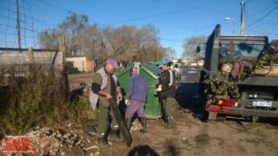 Remoci�n de escombros en Ezpeleta