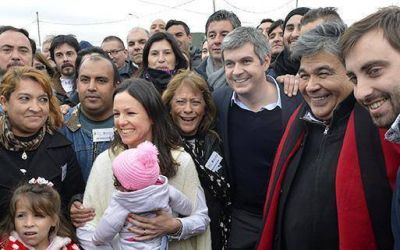 Marcos Pe�a particip� del programa El Estado en tu barrio en Jos� C. Paz