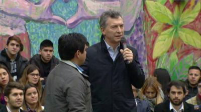 Macri encabez� un acto en Devoto, pero no habl� del cacerolazo