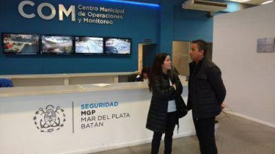 Azcona gestion� la instalaci�n de tres c�maras de seguridad