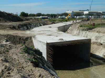 CUENCA ARROYO DEL BARCO: LA SEGUNDA ETAPA DE LA OBRA COMPRENDE LA ZONA DE POSADAS Y AZOPARDO