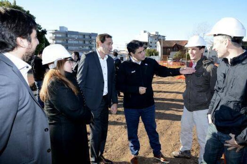 Jorge Macri recorri� las obras hidr�ulicas de La Plata
