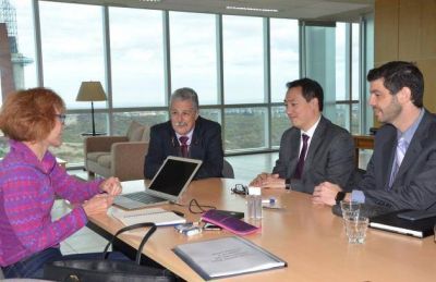 La ministra Ba�uelos recibi� al Manager General de Cisco para Argentina, Uruguay y Paraguay