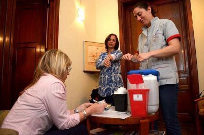 Ya se aplicaron m�s de 100 MIL de vacunas del Calendario Nacional