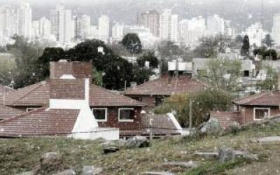 Nev� en Tandil: Las dos fotos m�s lindas del paisaje