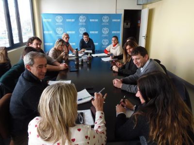 Reuni�n de trabajo entre funcionarios del Gobierno Municipal