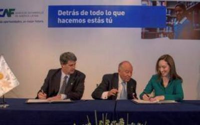 Vidal firm� el acuerdo para Planta Potabilizadora y obras en la Cuenca R�o Luj�n