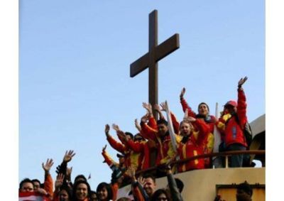 Ofrecer al mundo un nuevo signo de armon�a, unidos en el nombre de Jes�s. Deseo del Papa para la JMJ