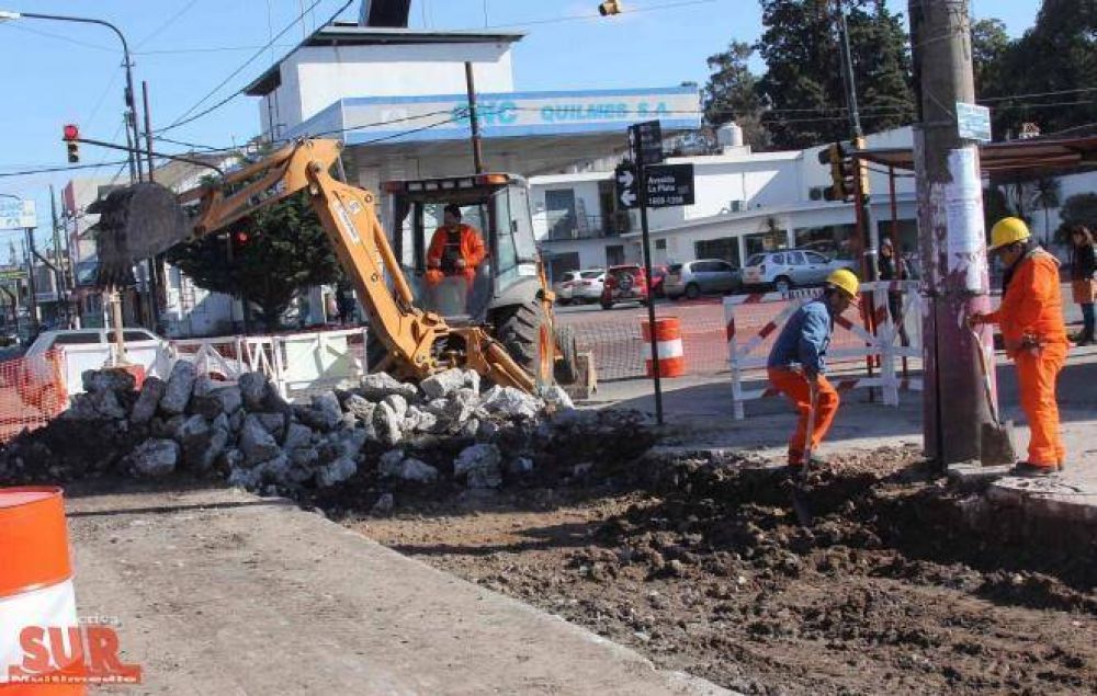 Realizaron tareas de bacheo en Quilmes Oeste y La Florida