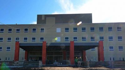 La obra de la 3ra etapa del hospital Rawson est� al 90%
