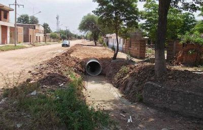 OSSE AVANZA CON LA OBRA DE DESAG�ES PLUVIALES EN LA CUENCA DEL ARROYO DEL BARCO