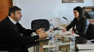 Luciani se reuni� con la Directora del Registro de las Personas