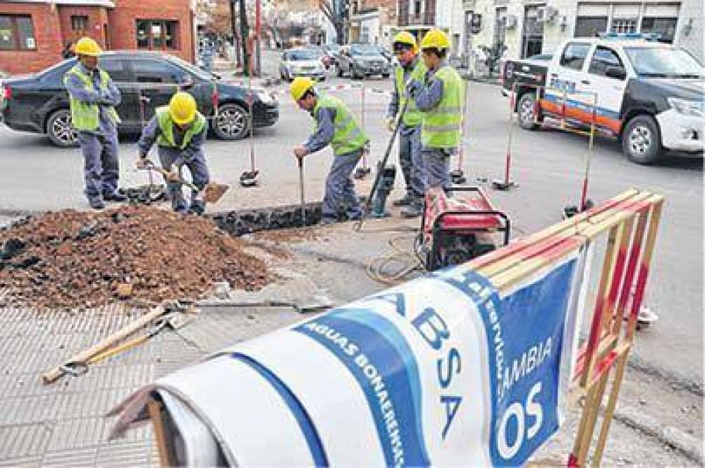 Trabajos sobre la red de ca�er�as