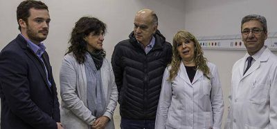 Avanzan las obras de ampliaci�n del hospital Evita en Lan�s