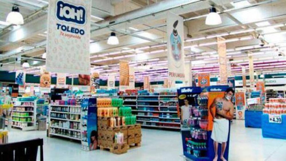 Clausuraron dos sucursales de Supermercados Toledo