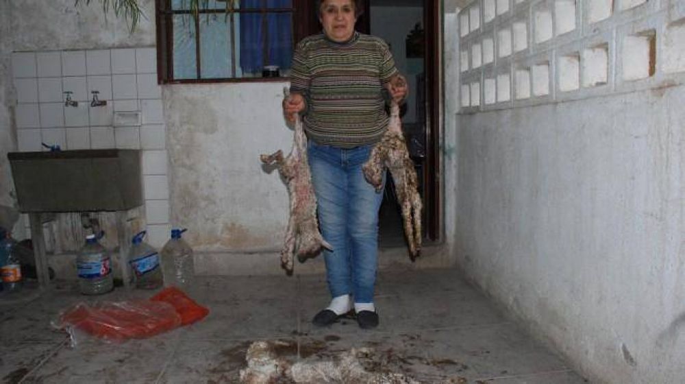 Puso un candado y fren� las obras del acueducto Ventana