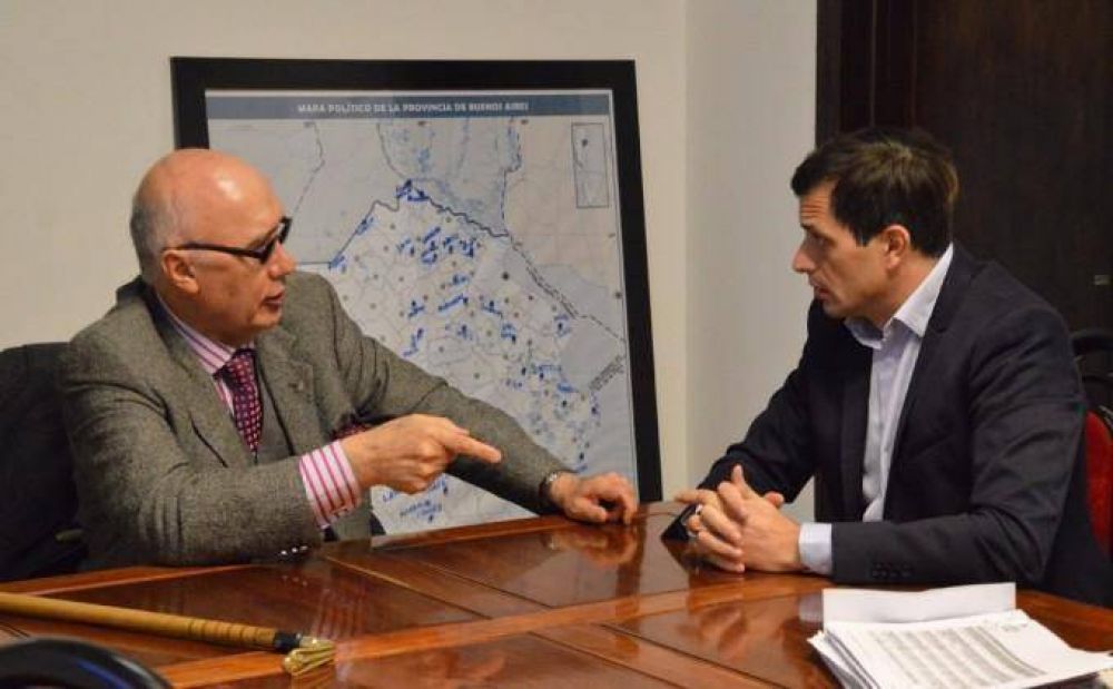 El Intendente se reuni con el Director de Provinfondos Carlos Alberto Gorosito