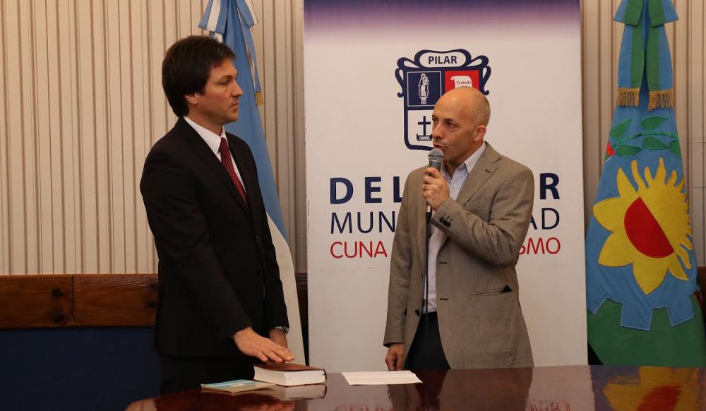 Diego Ranieli jur como Secretario de Gobierno de Pilar