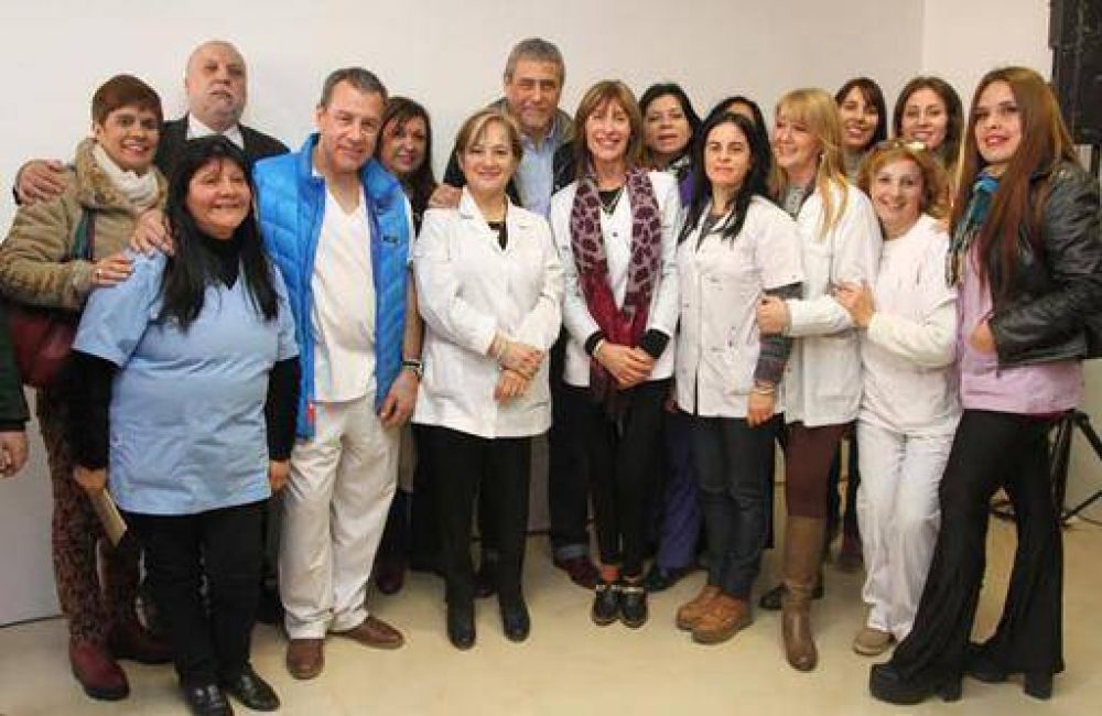 Ferraresi inaugur� la Unidad Sanitaria Municipal N�1