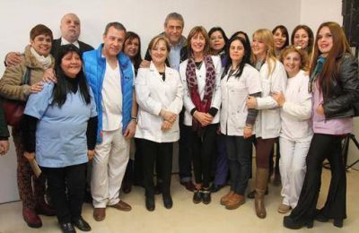 Ferraresi inaugur� la Unidad Sanitaria Municipal N�1
