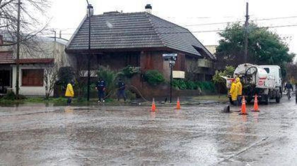 Secretaria de Obras y Servicios P�blicos: Tareas de mantenimiento para evitar inundaciones