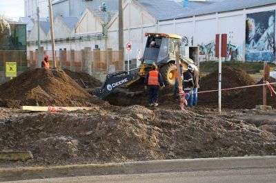 Corte en calle Malvinas Argentinas por obras