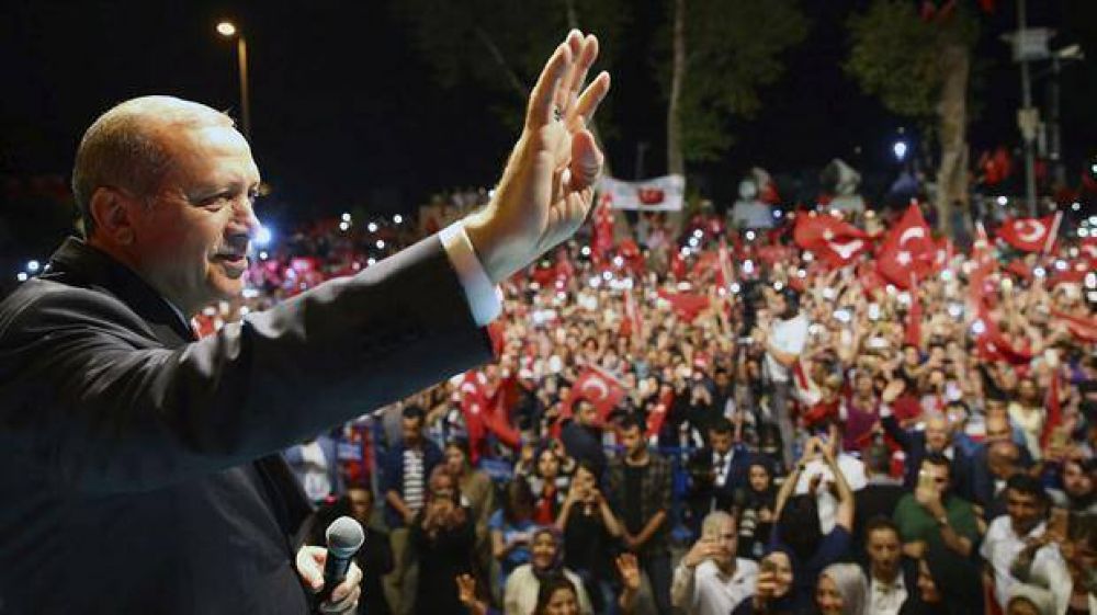 Erdogan aseguró que el pueblo turco 