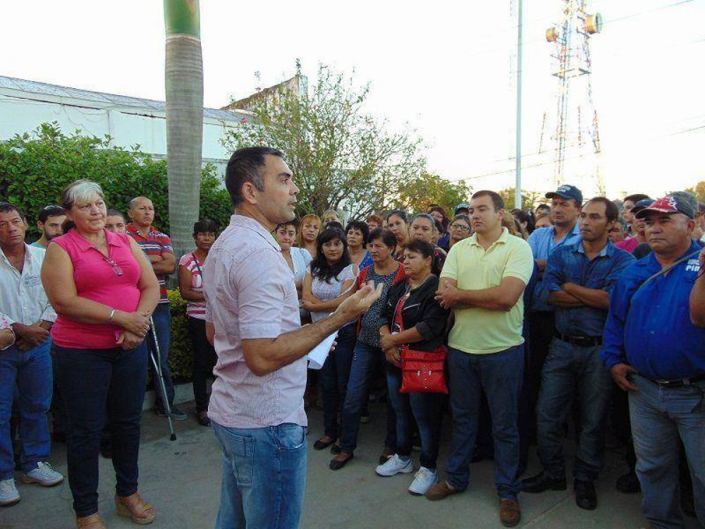 Zaragoza anunci� un incremento del 10% en el salario a los empleados de la Municipalidad de Piran�