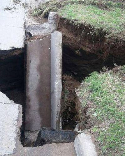 Cortina anunci� varias obras de emergencia