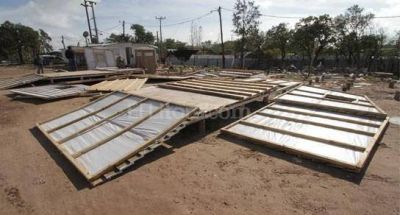 El municipio desarma los m�dulos para evacuados