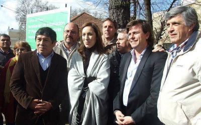 Vidal supervis� el avance de las obras en el Hospital Gandulfo