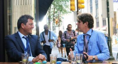 Lousteau se muestra con Massa, mientras decide si enfrenta al PRO en Capital