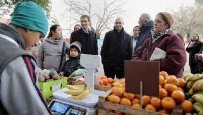 Larreta fue a la Feria y se alegr� por los precios bajos
