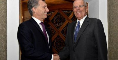 Mauricio Macri particip� de la asunci�n del presidente de Per�