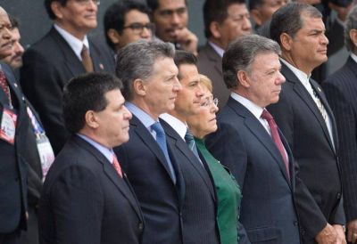 Mauricio Macri particip� de la asunci�n del presidente de Per�