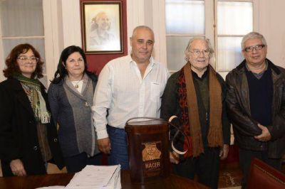 Fabi�n R�os recibi� la visita del Premio Nobel de la Paz, Adolfo P�rez Esquivel