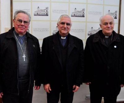 Obispos entrerrianos se reunieron con Bordet 