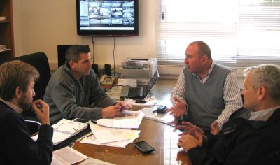 Reuni�n entre Transporte, EMVIAL y empresa de transporte p�blico