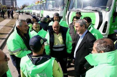 Ferraresi present� el nuevo equipamiento para la higiene urbana