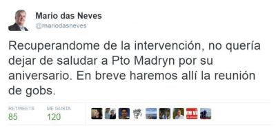Al final, la cumbre de gobernadores se har� el martes en Casa Rosada y luego, en Madryn