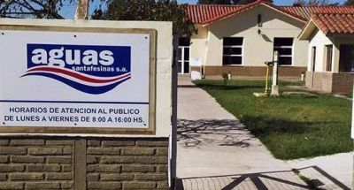 Trabajos de Aguas Santafesinas en la ciudad