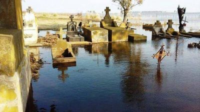 Inundaciones en Sarah: el agua a 300 metros