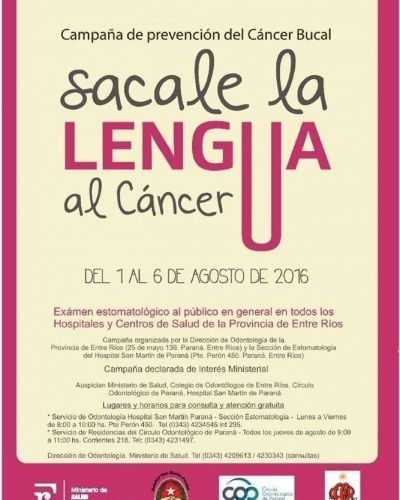 Este lunes se pondr� en marcha una campa�a de prevenci�n del c�ncer bucal 