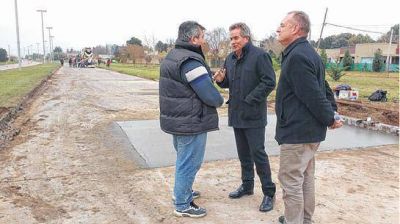 El Municipio anunci� que ejecuta obras por 121 millones