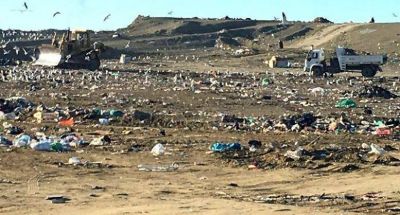 Intensos trabajos de reacomodamiento del basural
