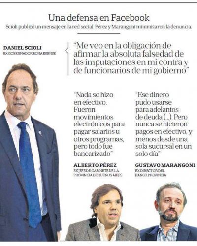 Scioli calific� de 
